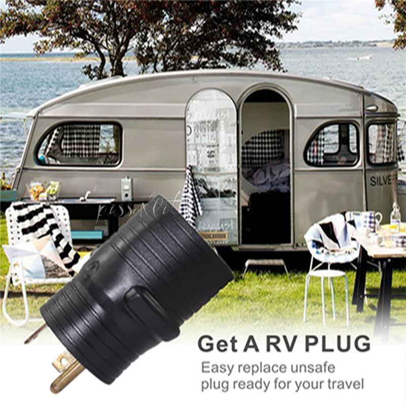 125V RV Power Cord Adapter 30A Male To 50A Female Connector Plug (AU Plug) Accessories Car Battery Terminals
