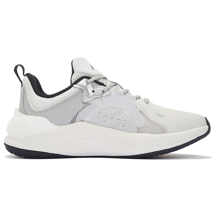 Li Ning Starfire Trend Rebound Низкие спортивные повседневные туфли мужские кроссовки серебристые AGLS061-2