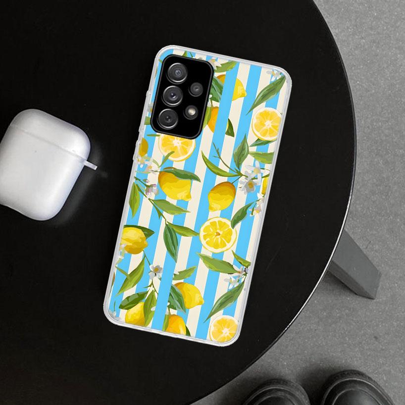 Чехол для телефона Citrus Limon Linnaeus для Samsung Galaxy A12 A22 A32 A52 A72 A02S A51 A50S A31 A20S A10S Note 20 Ultra 10 Plus