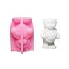 Bear Statue Silicone Candle Molds for Making Candle Soap Chocolate Candy Cake Home Decoration Epoxy Resin Silicone Molds