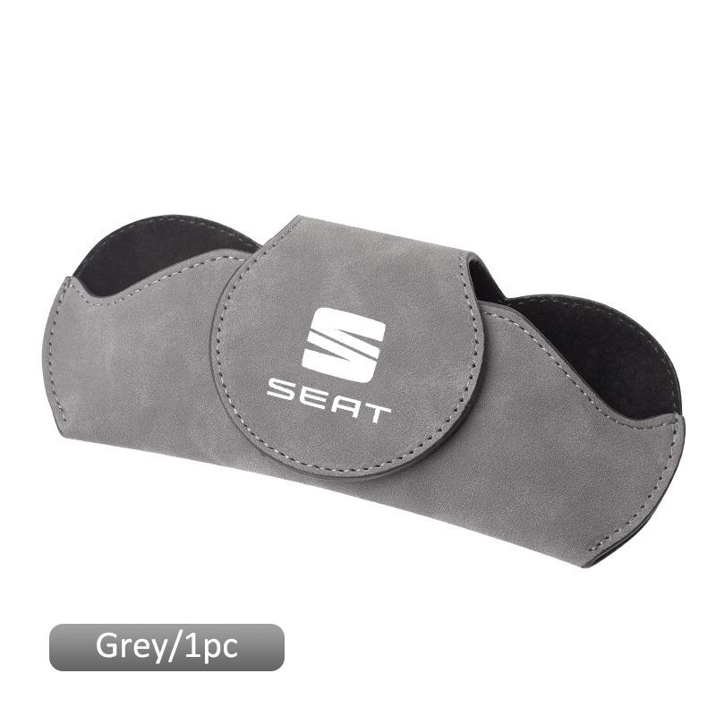 ydsh2 Car Glasses Case Auto Sun Visor Glasses Holder Sunglasses Clip Accessories Storage For Seat FR Leon Ibiza Altea Exe 5f Mk2 Mk3