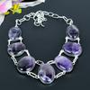 Sage Amethyst Gemstone Handmade 925 Sterling Silver Jewelry Necklace 18" KG-1964