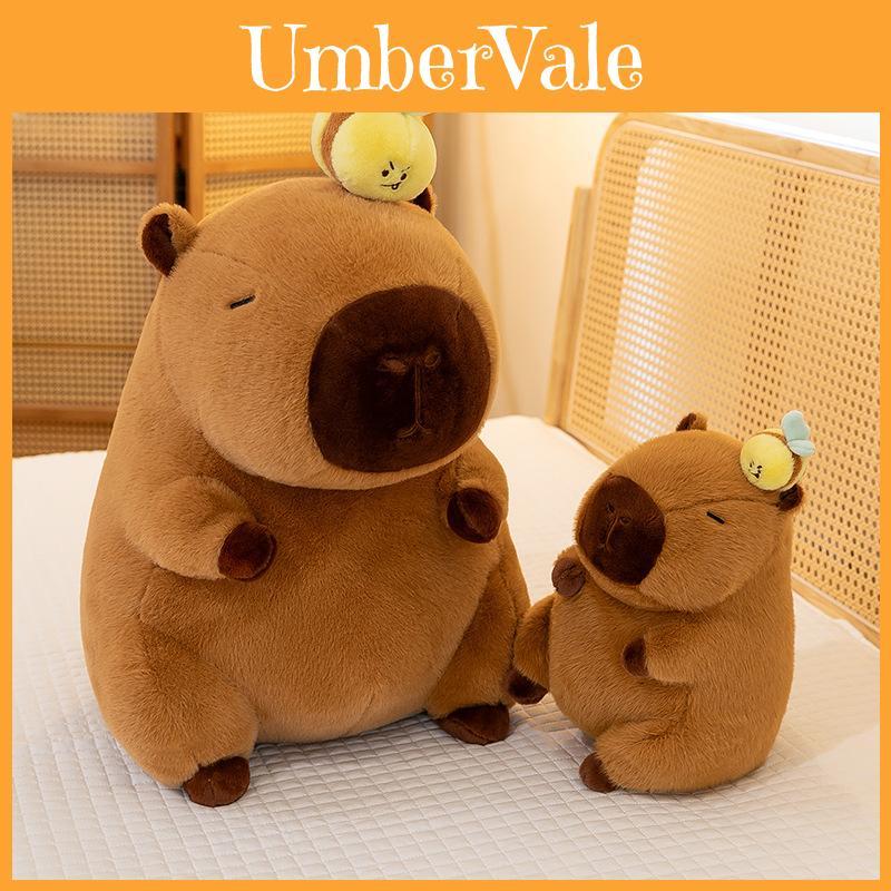 Capybara Plushie With Fluffy Mink Velvet Material For Home Decor Or Play