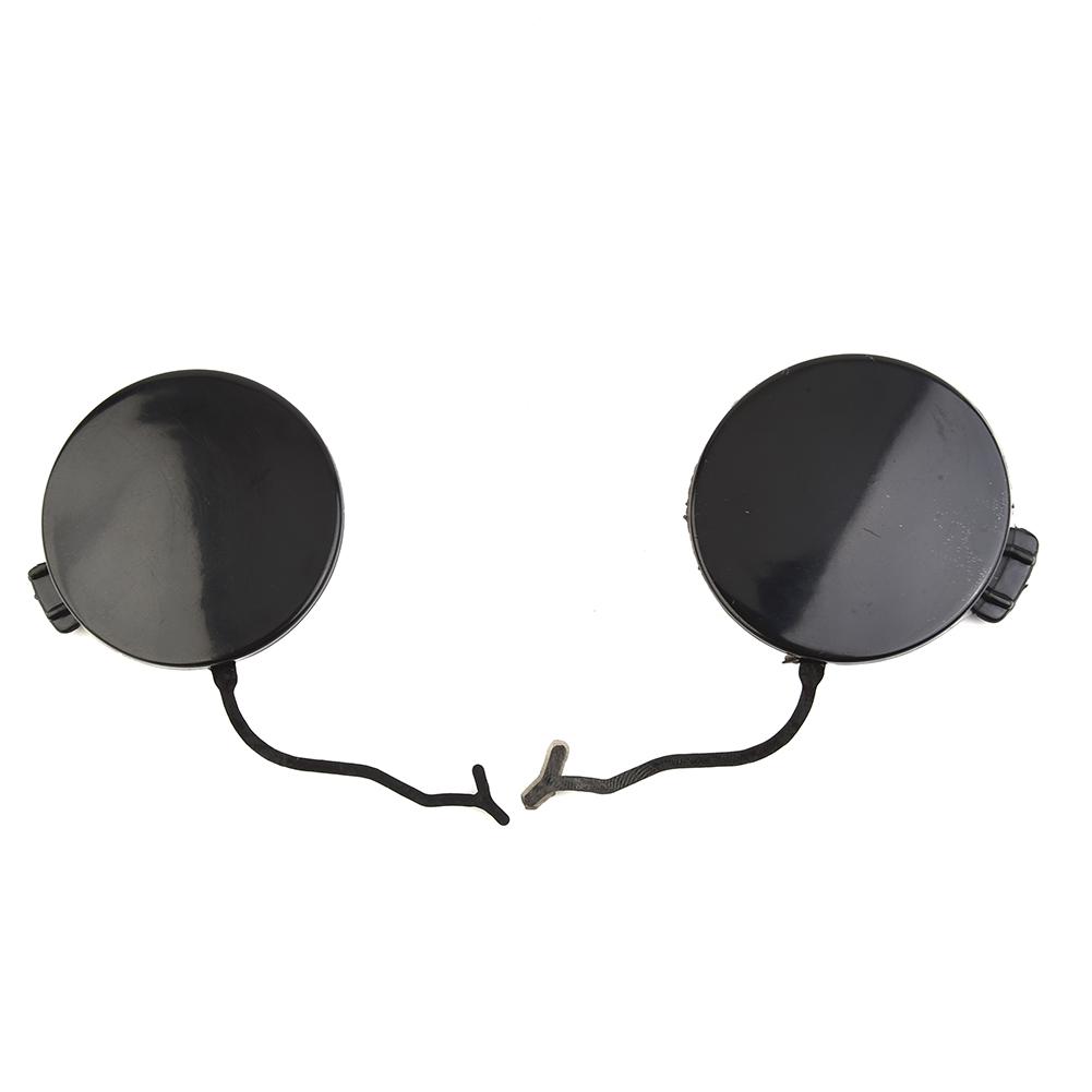 Bumper Tow Hook 5cm BLACK New Plastic Unpainted Front