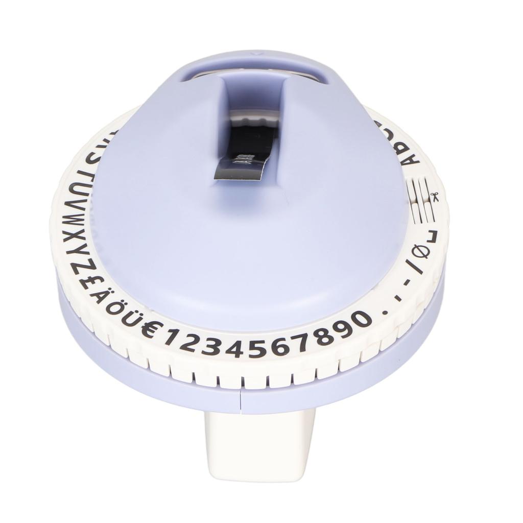 Embossing Label Maker with 2 Rolls Tape 600dpi 47 Characters Manual 3D Portable Embossed Label M