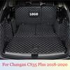 For Changan CS35 CS 35 Plus 2018   Car Trunk Mats Trunt Carpets Auto Parts Styling Rugs Interior Protective Boot