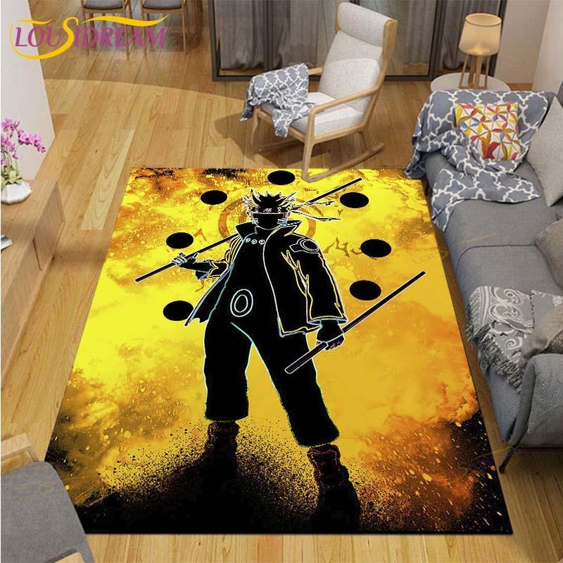 Anime Mat Carpet Naruto Rugs for Living Room Soft Floor Mat Rugs for Bedroom Door Mat Non-slip Area Rugs Bath Mat