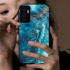 Эстетичный Чехол для Телефона с Рисунком Морского Флюидного Мрамора для Vivo V23e 4G/5G Ударопрочный Защитный Чехол