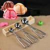 Sale Kitchen Accessories Stainless Steel Spring Handle Mash Potato Scoop Food Grade Ice Cream Spoon