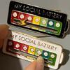 My Social Battery Pin Mood Interactive Brooches Creative Sliding To The Mood As You Artistic Enamel Brooch Pins Bag