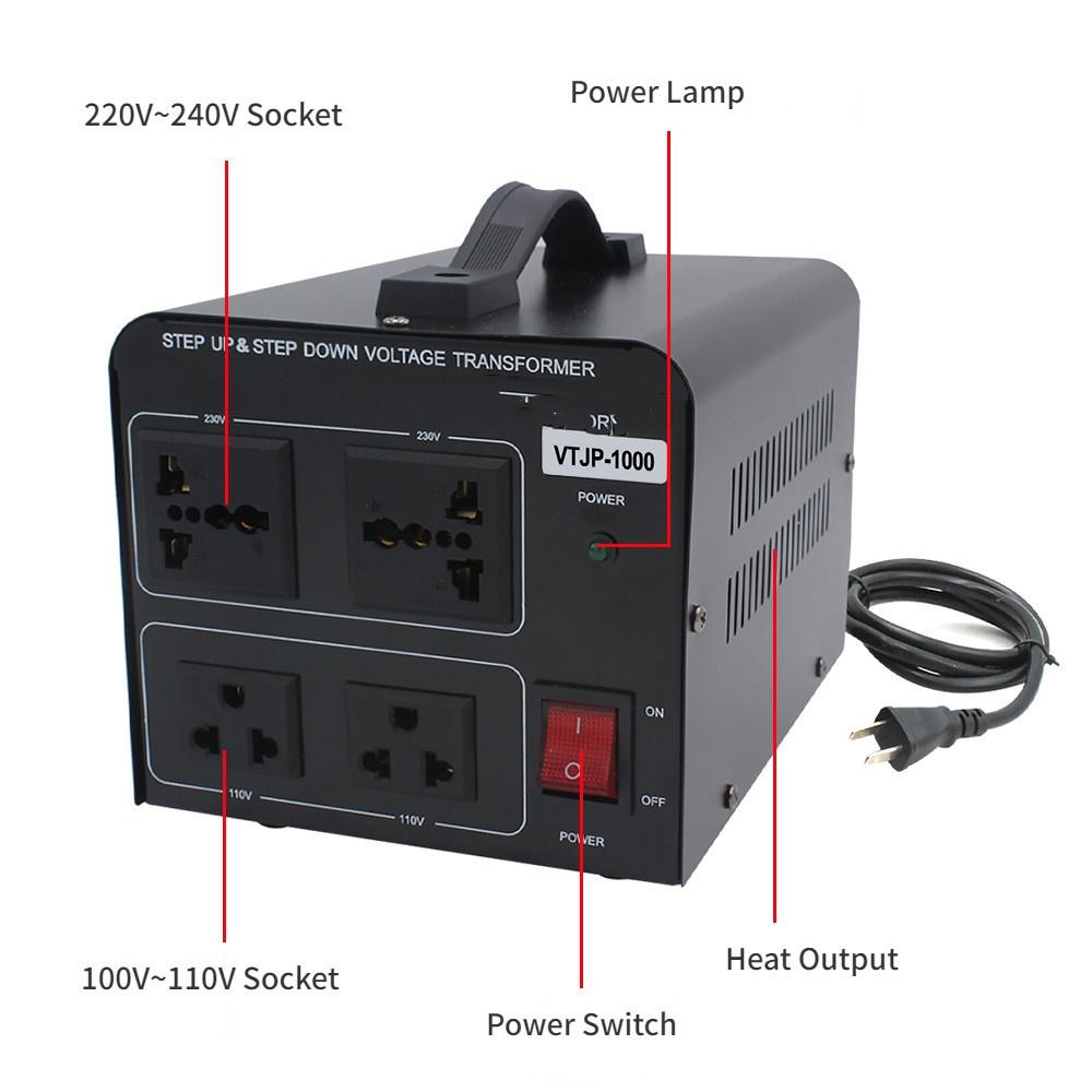 500 Вт/800 Вт/1000 Вт Бытовой Маломощный Трансформатор Портативный Преобразователь Напряжения Питания Передаточный Конвертер