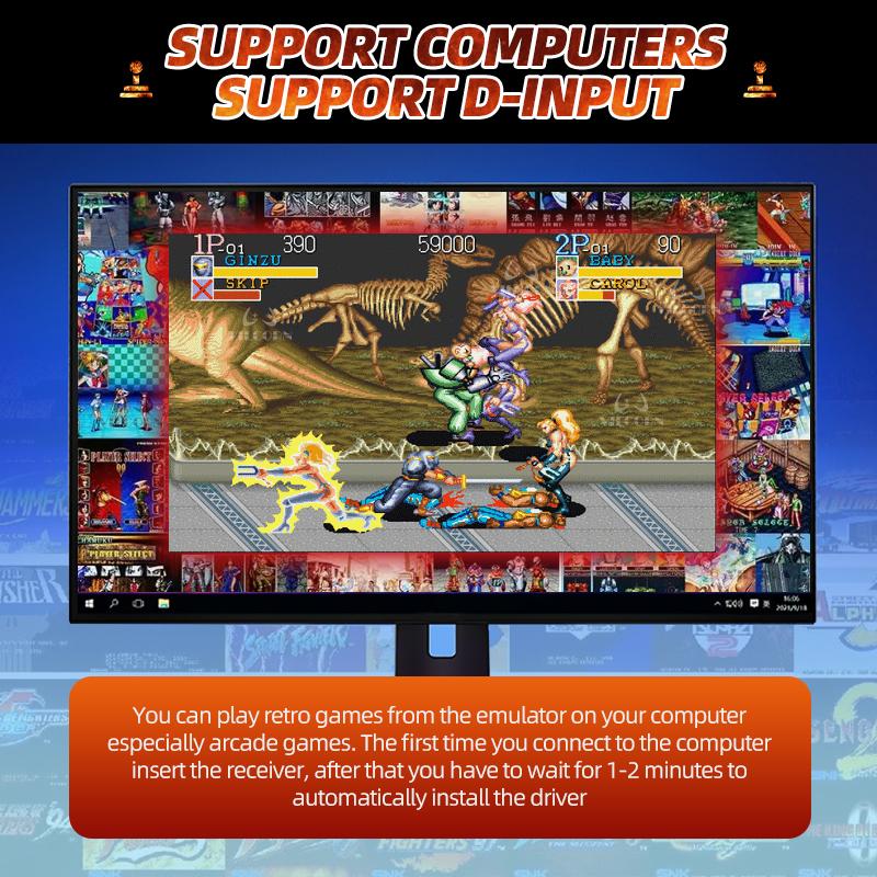 Аркадный стик геймпад 2.4G беспроводной джойстик для игровой консоли Street Fighter M8 PC/Android/Octopus/HappyChick