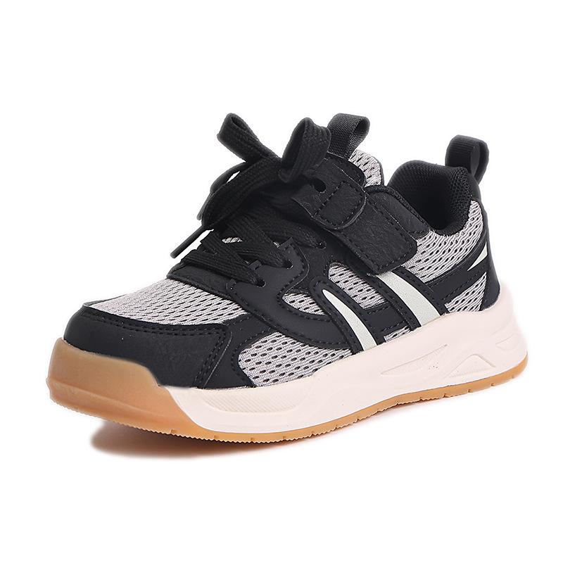 Обувь для девочек 2025 новая весна и осень детские сетчатые кроссовки дышащие девочки повседневные мягкая подошва обувь студенты