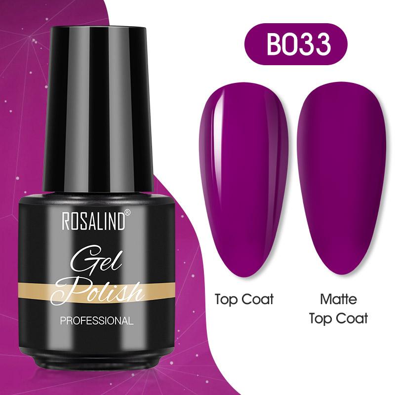 ROSALIND Зимняя серия цветных гель-лаков - Полуперманентное глиттерное покрытие для профессионального использования
