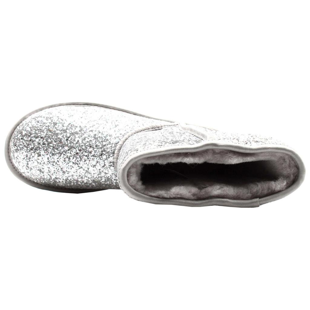 UGG Australia Short Snow Boots Unisex Silver 1105390-SLVR