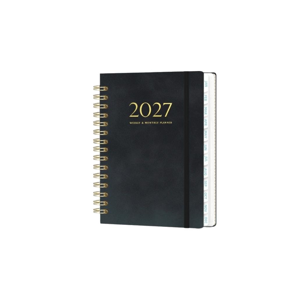 Paper Annual Planner Book Spiral Binding Spiral Notebook New 2027 Planner Notebook Daily Planning