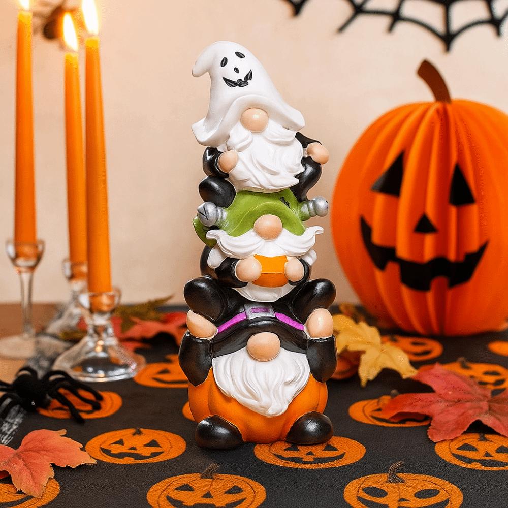 Handmade Dwarf Statue Unique Garden Ornaments Durable Halloween Statue  Halloween