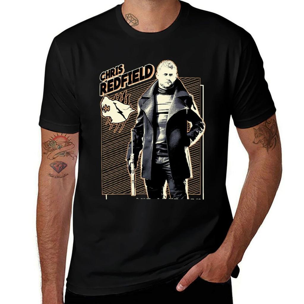 Chris Redfield Hound Wolf Squad Tshirt T Shirts For Unisex Slim Fit T Shirts For Unisex Cotton Unisex T Shirt Designer Tshirt