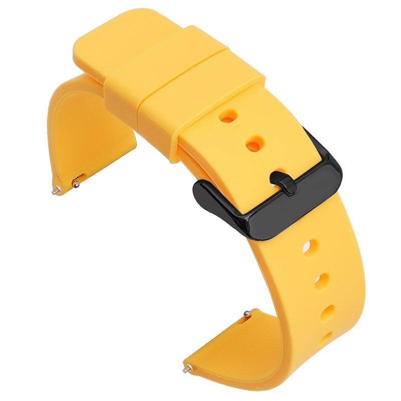 Silicone Watchband Strap Quick Release Band 12mm 14mm 16mm 18mm 19mm 20mm 21mm 22mm 24mm Universal Wristband Belt Accessories