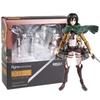 Новинка в наличии Атака Титанов Figma Ручная Мобильная Кукла Ливай Эрен Капитан Микаса Коллекционная Фигурка Действия Игрушка Подарок Премиум Качество