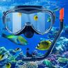 Водонепроницаемая подводная маска для сноркелинга, дыхательный женский костюм для дайвинга, плавательные очки для взрослых