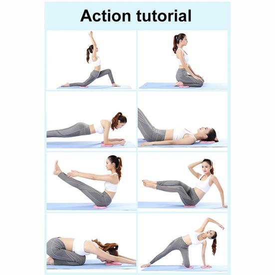 1 пара наколенников для йоги, очень толстые, противоскользящие, спортивные, обезболивающие, подушки для мужчин и женщин, планка для пилатеса, защита локтевого сустава, коврик для стояния на коленях, фитнес-оборудование