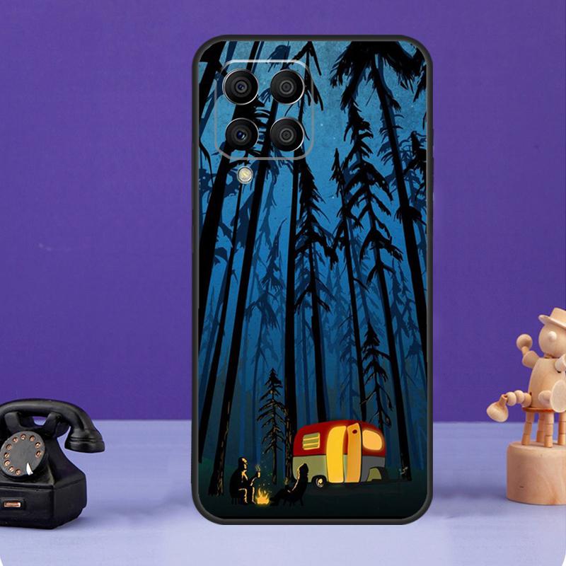 Чехол Nature Camping Art для Samsung Galaxy M55 M21 M31 M51 M12 M32 M52 M20 M13 M23 M33 M53 M14 M34 M54 M30s