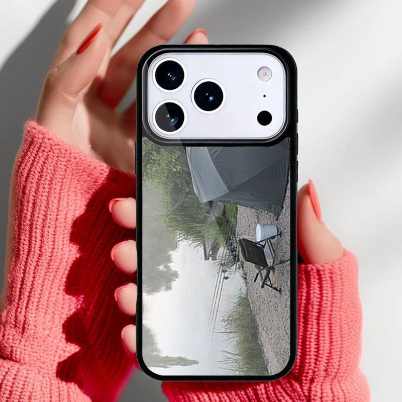 Рыболовные снасти Чехол для телефона с рисунком рыбы для iPhone 17 16 15 14 13 Pro Max Задняя крышка для 12 11 Pro Coque