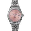 Watch Legacy Pink Dial Stainless Steel Mineral Glass Quartz Watch Brand TW2W49800 Silver [TIMEX] Women's [Item]