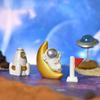 Украшение на тему космоса Замечательный подарок Декор для бонсай DIY Модель астронавта Фигурки астронавтов Микро-миниатюры Настольное украшение