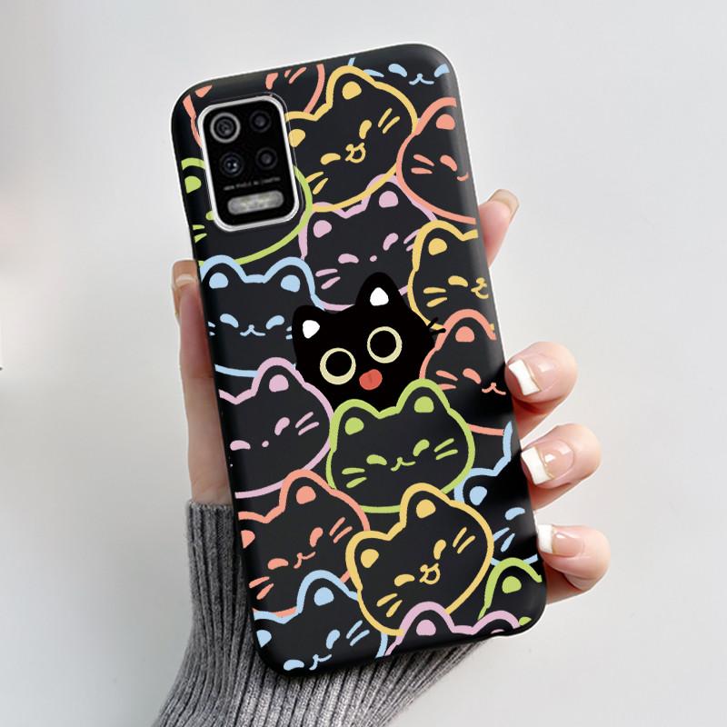Чехол для телефона LG K52 Q52 K62, роскошный, милый, с рисунком кролика, любовь, смешной, ультратонкий, тонкий, мягкий, черный, ТПУ, силиконовый, защитная задняя крышка