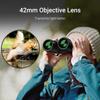 APEXEL 10x42 Fixed-Focus Binoculars for Adults & Kids High Powered FMC Lens BAK4 Prism Telescope