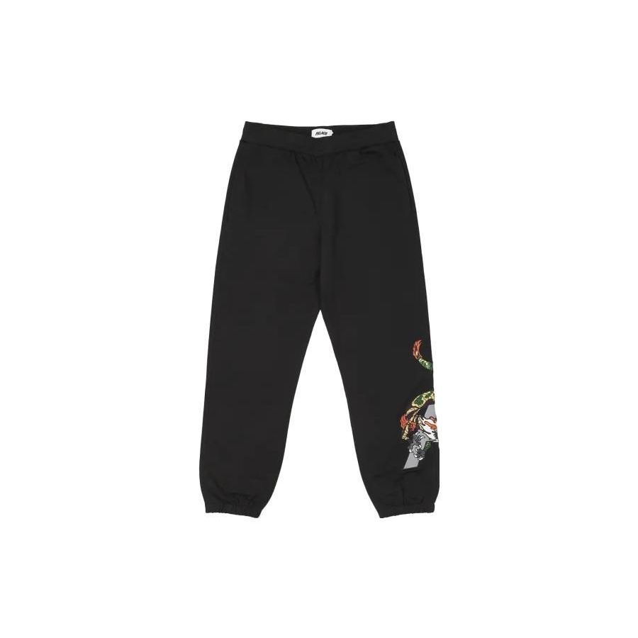 Palace Спортивные штаны с драконом черные мужские низ P23JG068