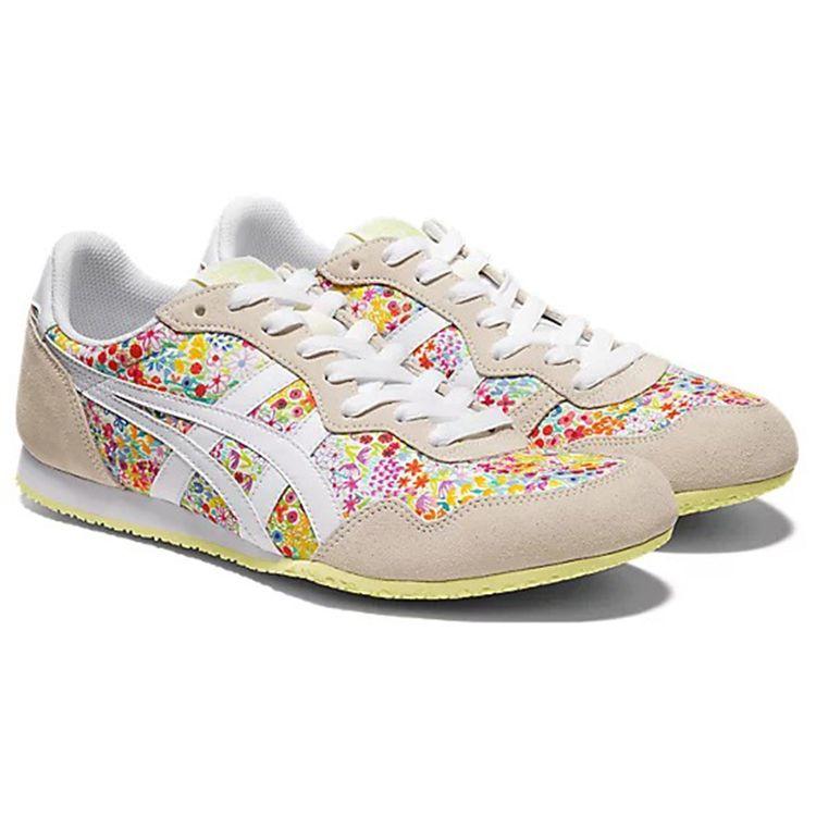 ONITSUKA TIGER Серрано Цветочные Мужские Кроссовки Разноцветные Кремово-Белые 1183B919-100