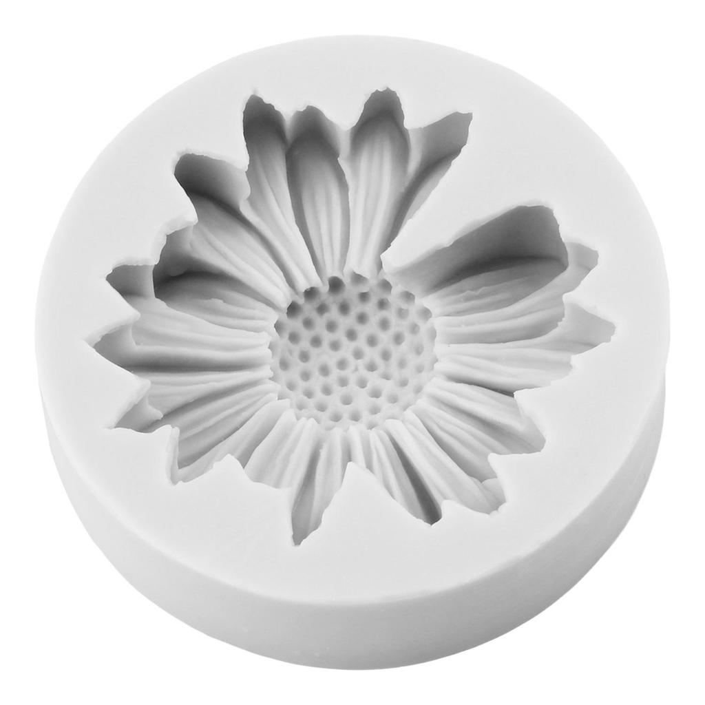 Daisy Flower Silicone Mold Chrysanthemum Flower Fondant Molds Cake Decorating Tools Cupcake Topper Candy Resin Clay Chocolate Gumpaste Mold