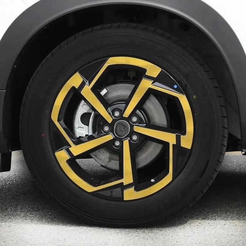 Для Chery Jaecoo J7 2025 Наклейки на диски 18 дюймов Модифицированные Защитные наклейки Внешние аксессуары