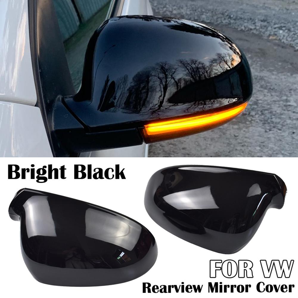 Боковые зеркала заднего вида крышки для VW Golf MK5 GTI plus Passat B6 B5.5 для Jetta 5 (Карбоновый вид) Шаран Вариант EOS для