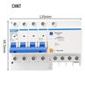 Chint 2P MCB Circuit Breaker with Air Switch, 220V RCD, 32A/63A, for Three-Phase Household Electrical Protection