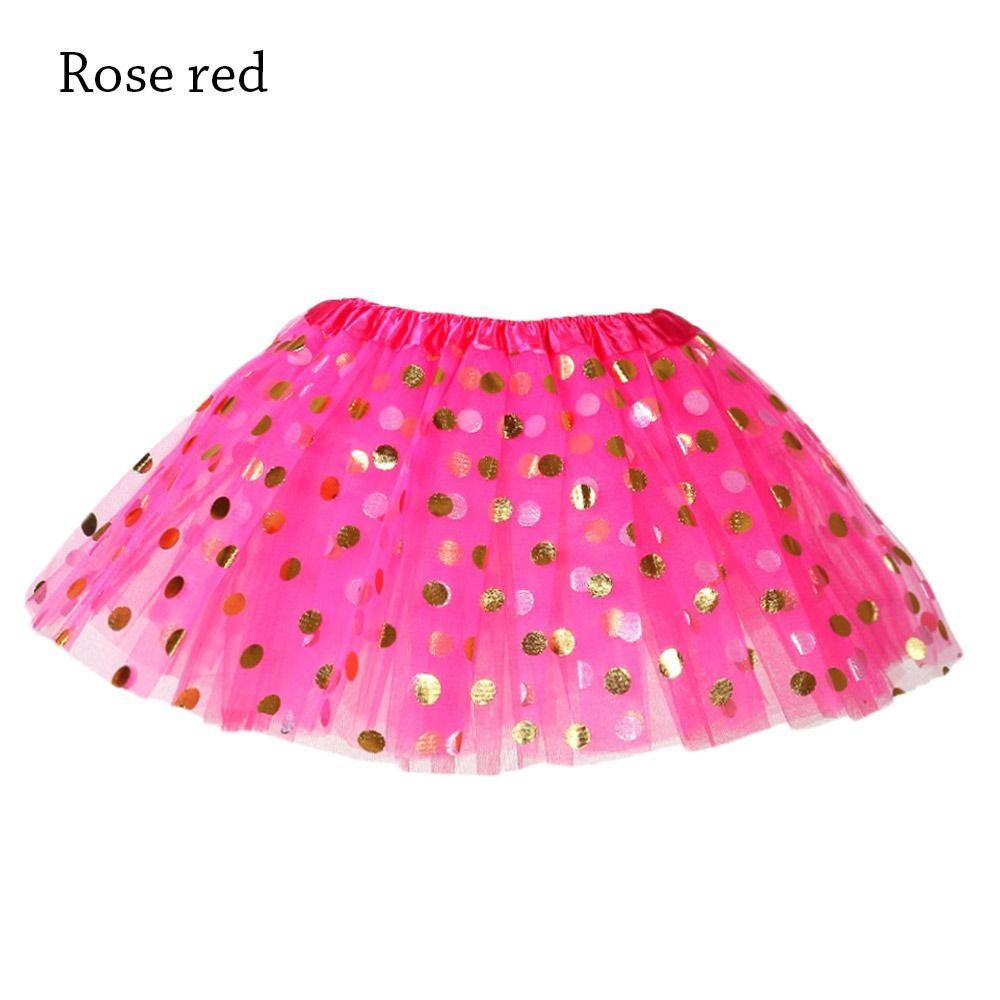 Tulle Tutu Skirt Rainbow Princess Skirt Summer Dance Pettiskirt Baby