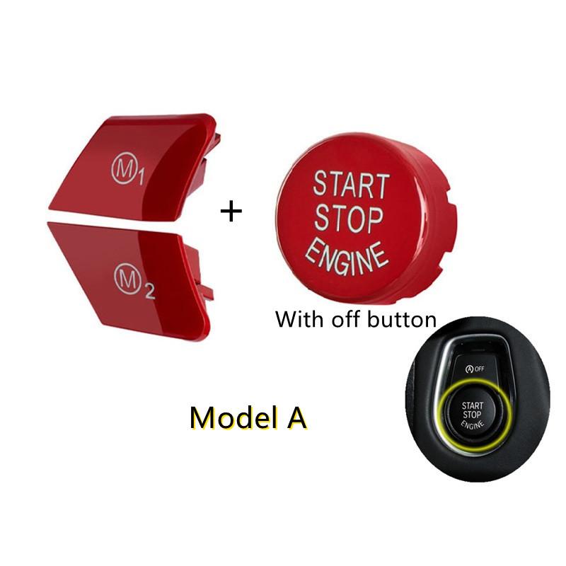 Автомобильный руль M1 M2, кнопка запуска двигателя для BMW M3 M4 M5 M6 X5M X6M F10 F15 F16 F30 F34 F36 M