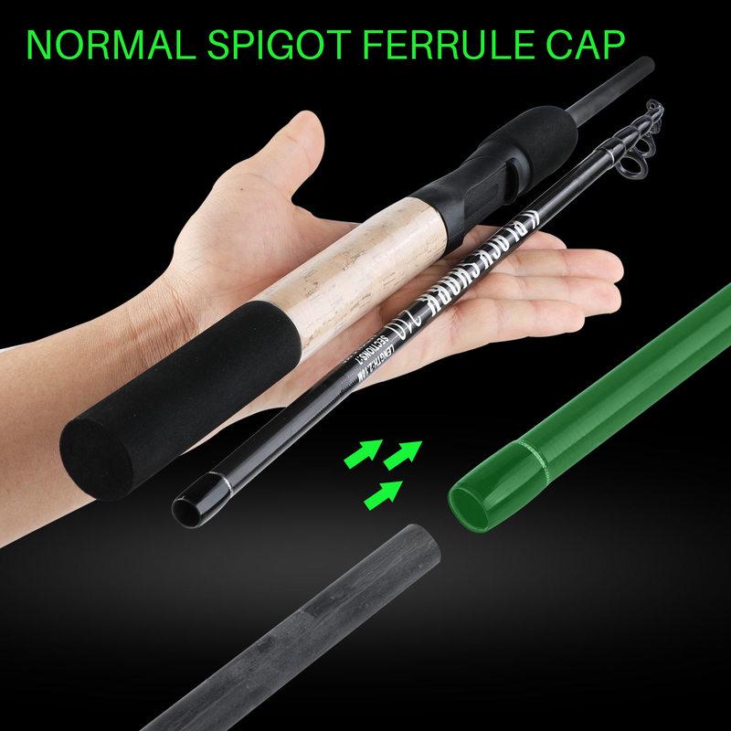 SOUGAYILANG Спиннинговая удочка Портативная 2-секционная телескопическая удочка из углеродного волокна Дорожная удочка
