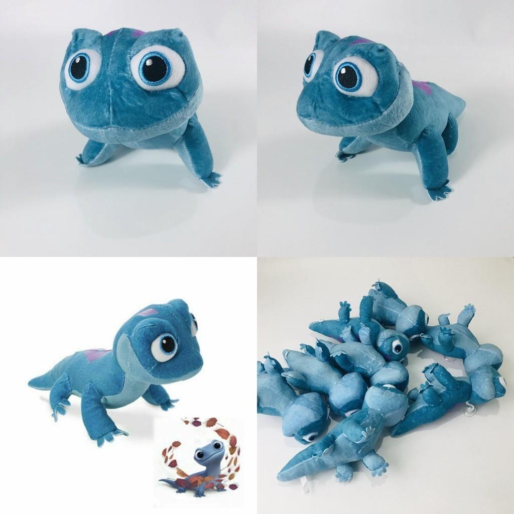 Frozen 2 Fire Spirit Salamander Blue Plush Doll For Young Fans**
