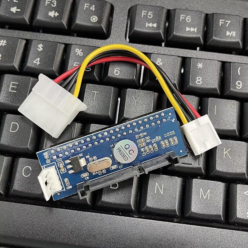 1 Комплект Конвертер Жесткого Диска 3,5 Дюйма Ide На Sata Адаптер Pata Ide 40-контактный На Sata 22-контактный Разъем Жесткого Диска С Кабелем Адаптер Ide На Sata