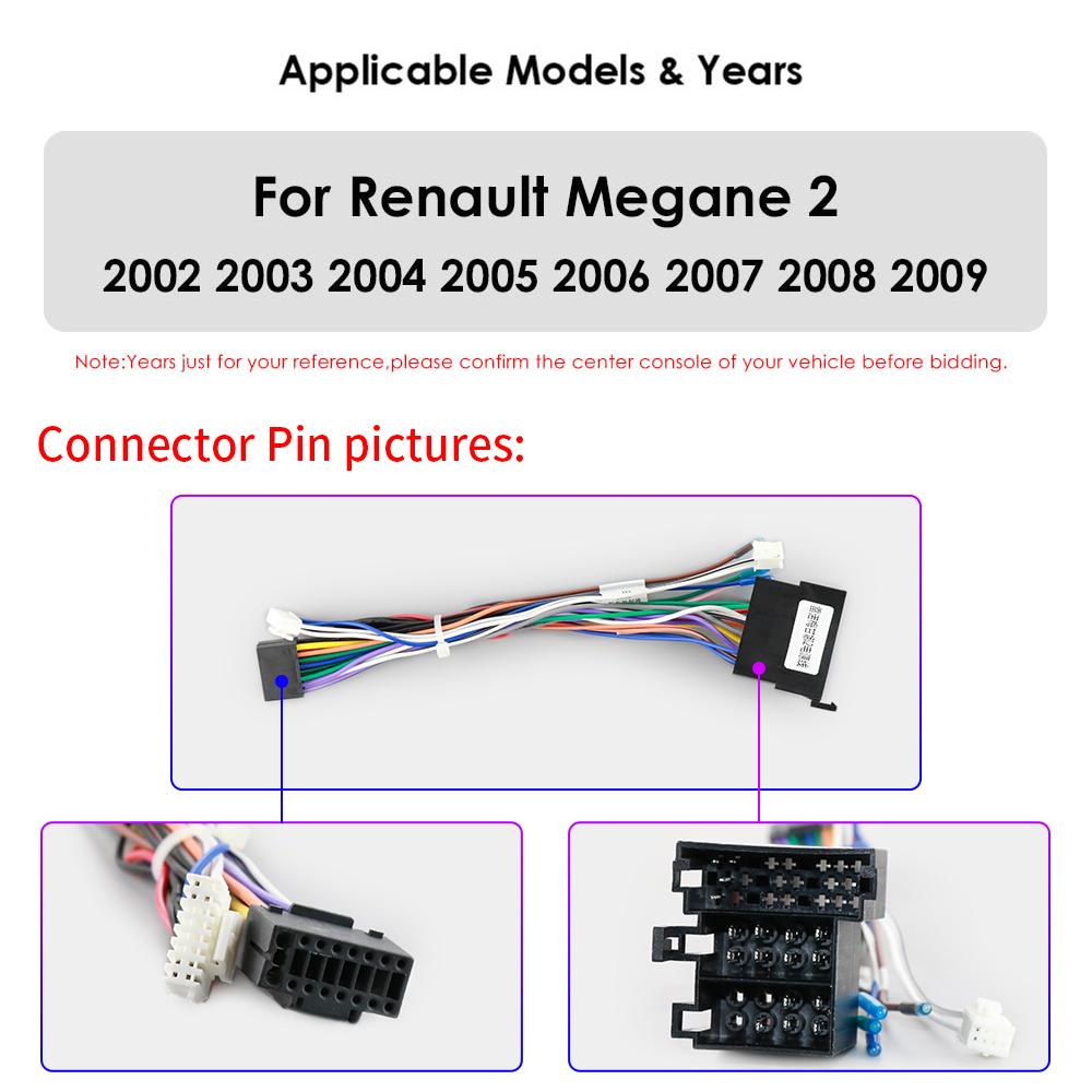 Система 7862 2din Android Autoradio для Renault Megane 2 2002-2009 Автомобильный радиоприемник Мультимедийный видеоплеер Интеллектуальный экран GPS-навигация Головное устройство Carplay 4G