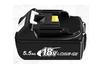 MAWIRON Replacement Batteries 18V 5.5Ah 1 Pc BL1860B Replaces for Makita 18V 5.5Ah Li-Ion Battery
