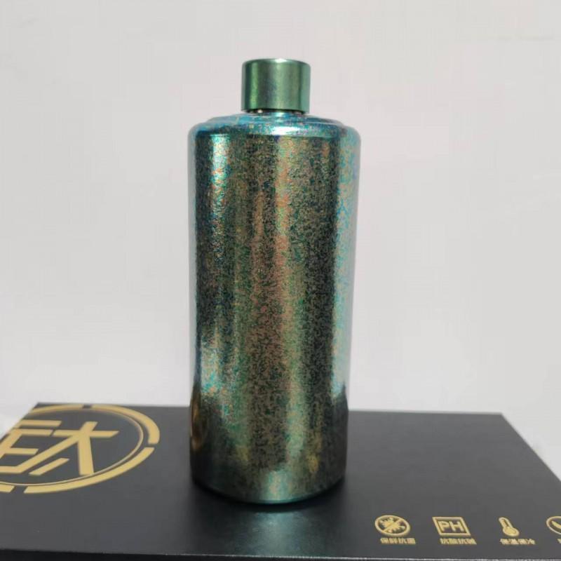 Pure Titanium Travel Flask 500ml Lightweight Portable Liquor Bottle Outdoor Camping Home Use