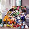 Dragon Ball Anime Print Blanket Warm  Comfortable Flannel Blanket for Bedrooms, Sofas, Beds, Chairs, Picnics, Travel-LXR9