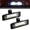 1PC/2Pcs Car LED License Plate Lights Number Plate Lamp Replacement Light For Taurus Mustang Focus Fusion Edge MKS MKT MKX MKZ Milan Sable