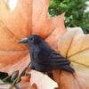 Blackbird Crow Statue Resin Decoration Small Animal Household Tabletop Decoration