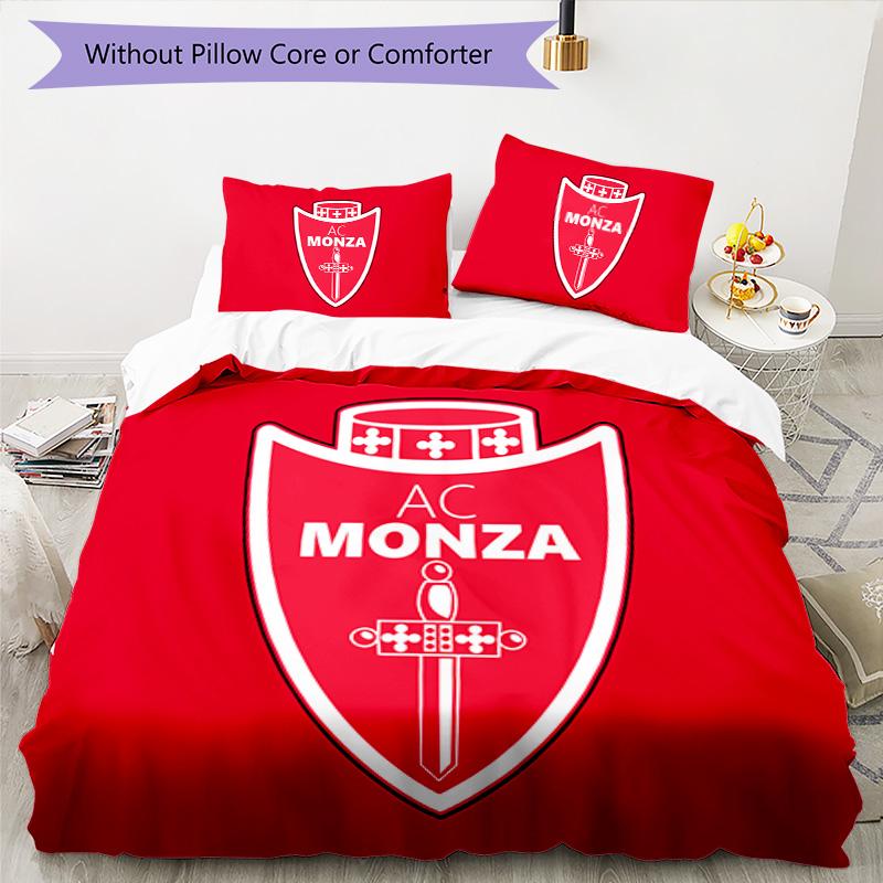 Monza Pattern Bedding,Quilt Set Quilt Cover Pillowcase Home Birthday Gift (1*duvet cover+2*pillowcase,without core)